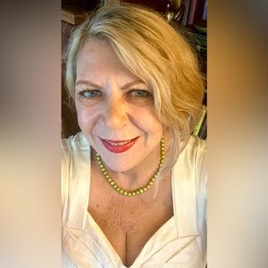 SHOJ Lime Green Freshwater Cultured Pearl Necklace